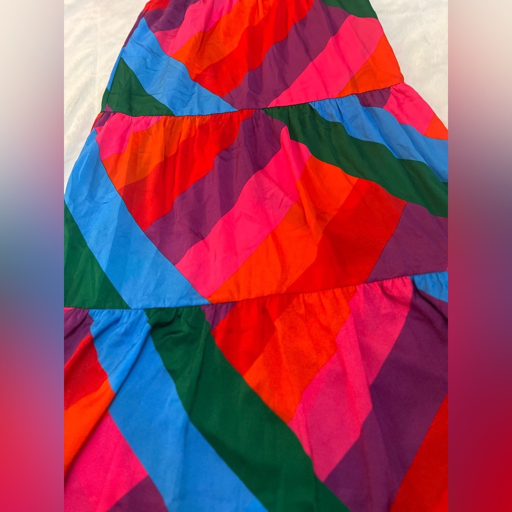 Skies Are Blue Multicolor Striped Maxi Dress - Picture 14 of 14